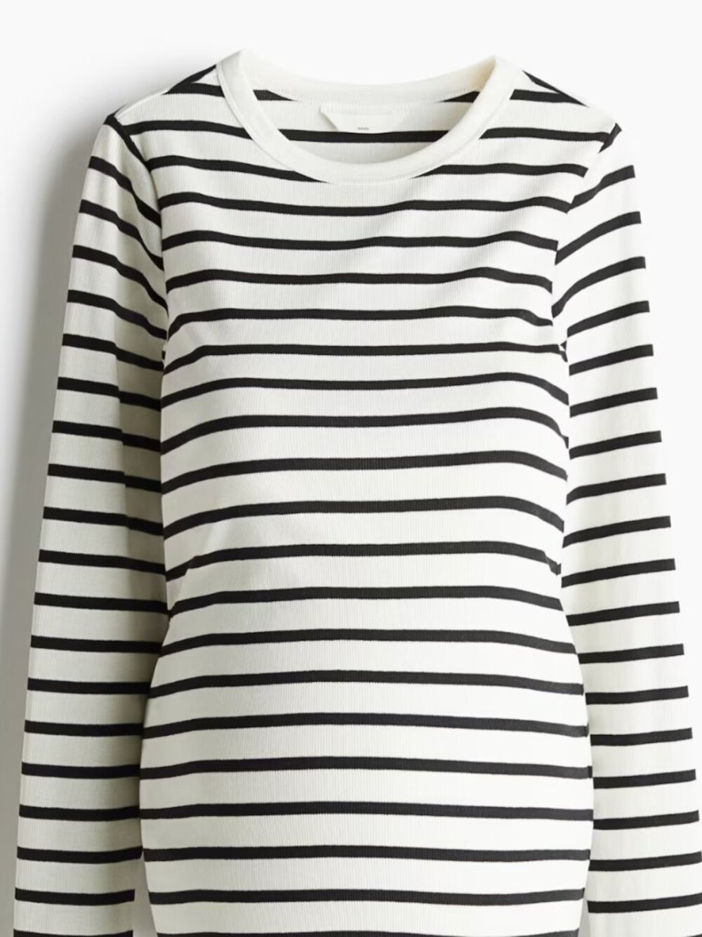 H&M Maternity Mama Ribbed Jersey Longsleeve
